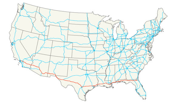 Interstate_10_map
